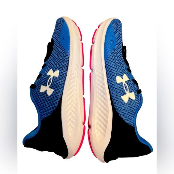 Under Armour Charged Pursuit 3 Running Sneakers Women's 10 Blue Black Pink NEW - Picture 6 of 9
